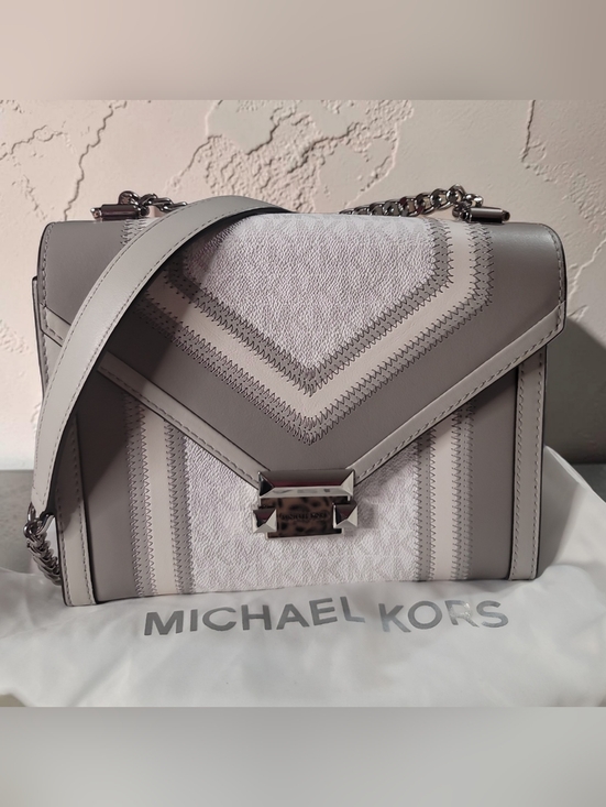 Michael Kors Handbags - MICHAEL KORS Whitney Logo Convertible Shoulder Bag With Dustbag NWOT $598